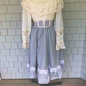 Vintage Corset Style Gunne Sax Skirt